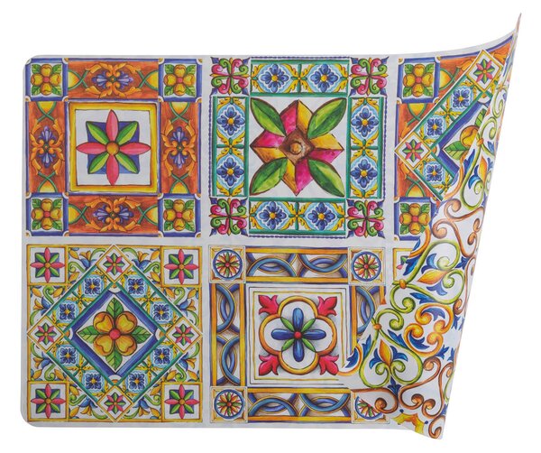 Set 6 Tovagliette Rettangolare Double Face 45x30 cm VdE Tivoli 1996 Costiera
