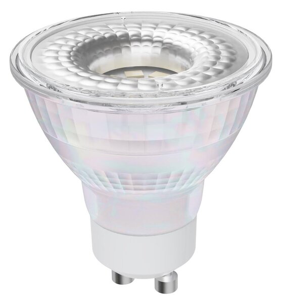 Lampadina LED, GU10, faretto, trasparente, luce naturale, 5.7W=600LM (equiv  70 W), 100° , LEXMAN