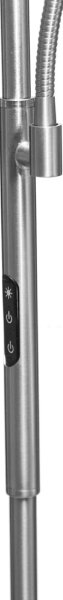 Lampada da terra dimmerabile NORA LED/25W/230V 2200/3000/4000K + LED/5W 3000K cromo + telecomando