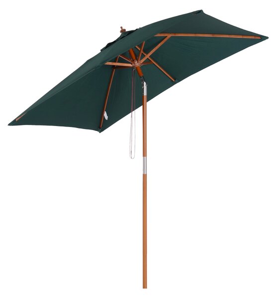 Ombrellone da Giardino Rettangolare 2x1,5m Mauritz Verde