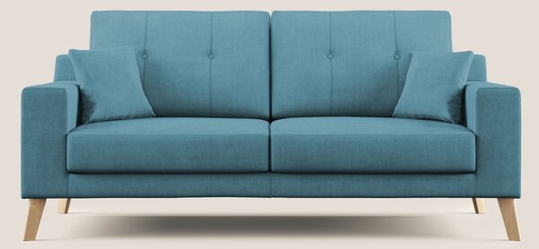 Danish divano moderno in tessuto morbido impermeabile T02 azzurro