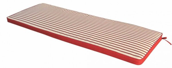 Cuscino Real 150x45x4 cm in Poliestere Rosso