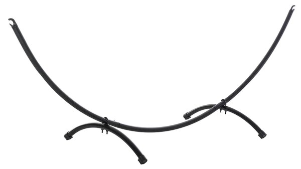 Struttura Amaca da Giardino 300x90x100 cm in Metallo Nero