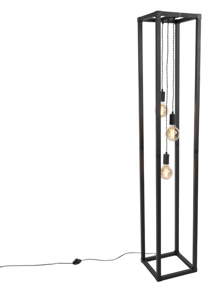 Lampada da terra intelligente nera 3 luci con Wi-Fi G95 - Big Cage