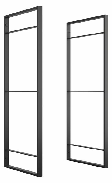 Struttura per Scaffale Lader H830 Verniciato Nero Acciaio Emuca