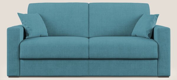 Best Divano letto matrimoniale in tessuto impermeabile T02 azzurro