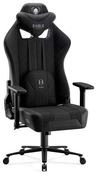 Sedia da gaming in Materiale X-Player 2.0 King Size: Nero