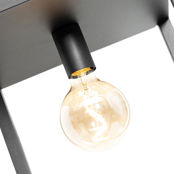 Lampada da terra industriale intelligente nera con WiFi G95 - Cage Rack