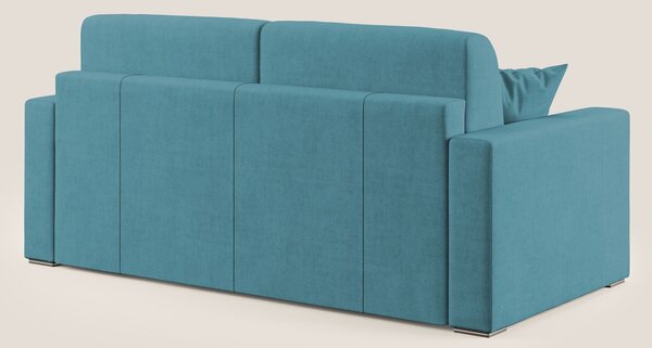 Best Divano letto matrimoniale in tessuto impermeabile T02 azzurro