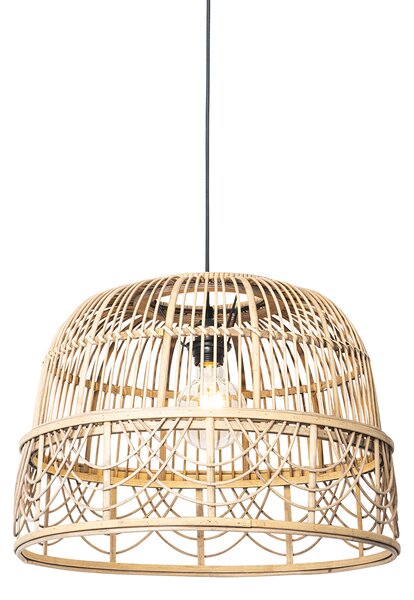 Lampada a sospensione in rattan intelligente 44 cm incl. Wifi G95 - Michelle
