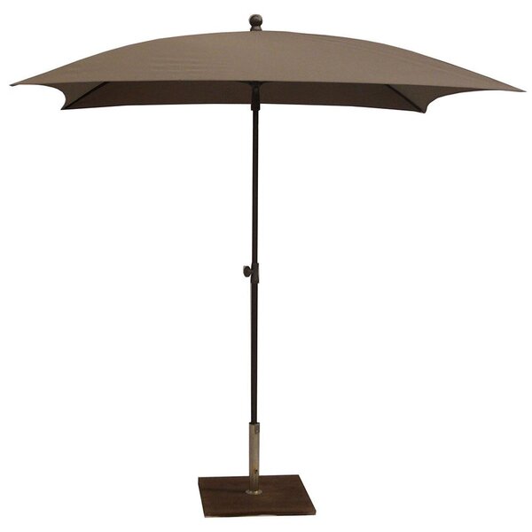 Ombrellone da Giardino 200x200 cm Palo Ø27 mm in Acciaio Maffei Kronos Tortora