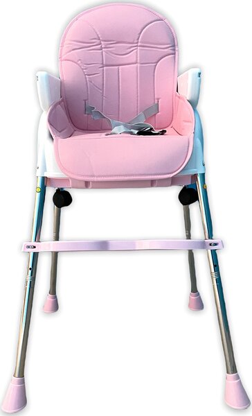 Seggiolone per Bambini 4 in 1 Pappa e Gioco Rosa