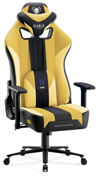 Sedia Da Gaming Diablo X-Player 2.0 In Materiale King Size: Dark Sunflower