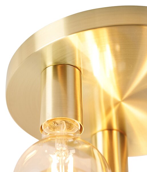 Lampada da soffitto intelligente rotonda oro incl. 3 Wifi G95 - Facil