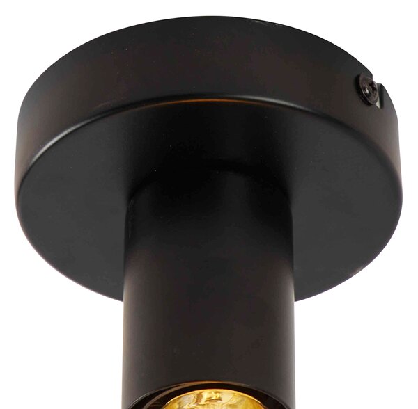 Lampada da soffitto intelligente nera incl. Wifi G95 - Facile