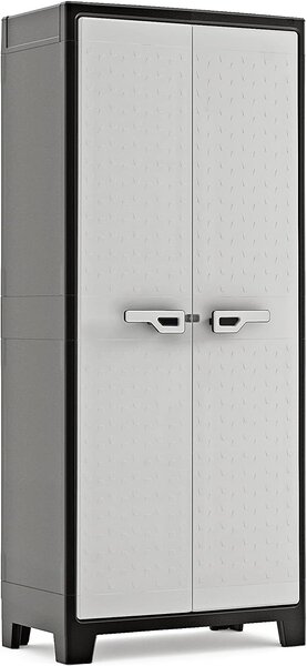 Armadio 4 Ripiani 80x44x182 cm Keter Titan Alto XL Grigio