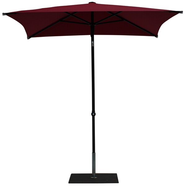 Ombrellone da Giardino 2x2 m Palo Ø38 mm in Alluminio Tessuto Olefin Trend Bordeaux