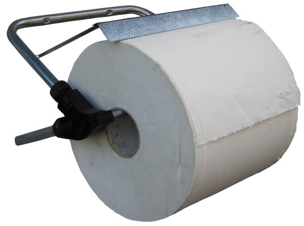 Porta Rotolo da Parete per Carta Asciugamani Multiuso 30 cm in Acciaio 8050E Agrati