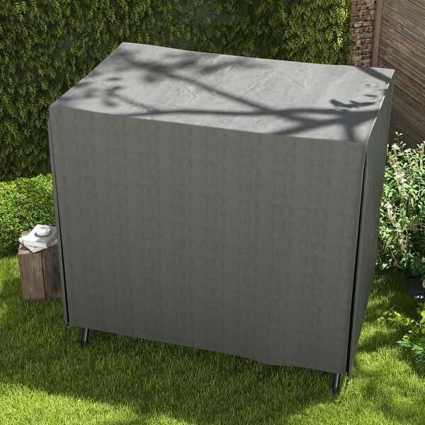 Outsunny Telo copri dondolo da giardino in tela Oxford 177 x 114 x 152 cm grigio scuro