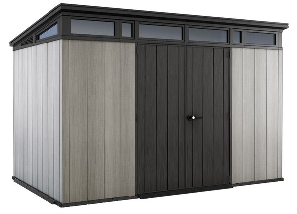 Casetta da Giardino Porta Attrezzi 342x218x226 cmin Duotech Keter Artisan 11x7 Grigia