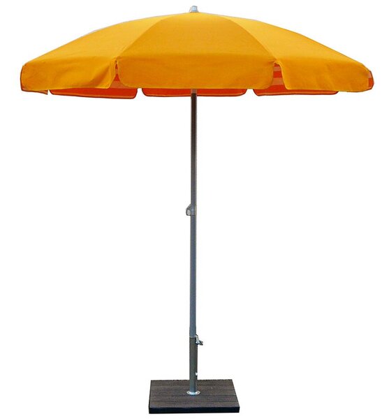 Ombrellone da Giardino Ø2 m Palo Ø33 mm in Acciaio Maffei Venezia Duplex Giallo/Bianco e Giallo