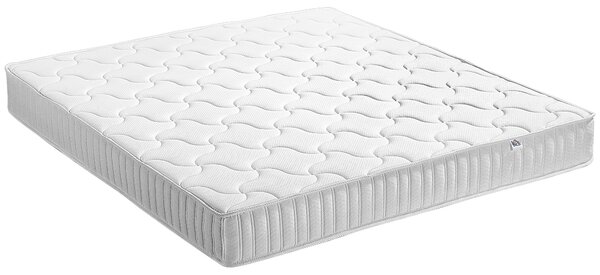 Materasso Memory e Molle Matrimoniale Extra Large 180x190 cm H20 Bianco
