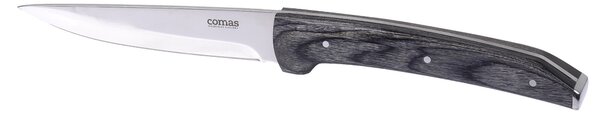 Set 6 Coltelli da Bistecca Lama Liscia Manico in Legno Torino