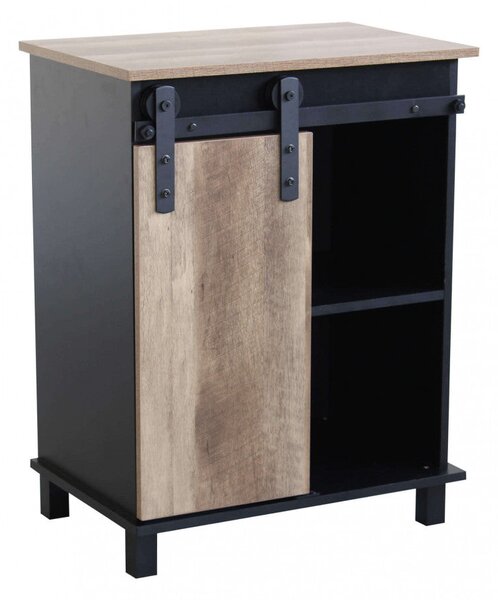 Mobile xavier 60x40x78 h cm in Legno Nero