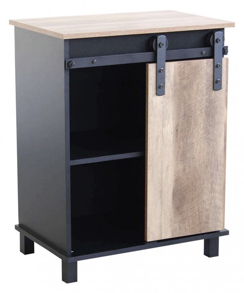 Mobile xavier 60x40x78 h cm in Legno Nero