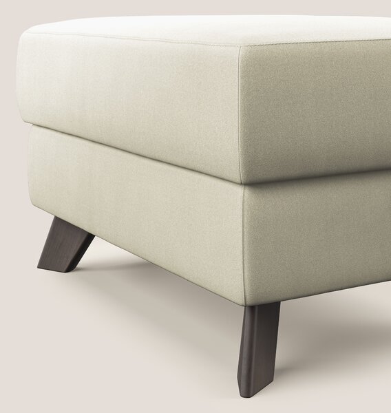 Moon Pouf contenitore e piedini alti in microfibra impermeabile T11 pa