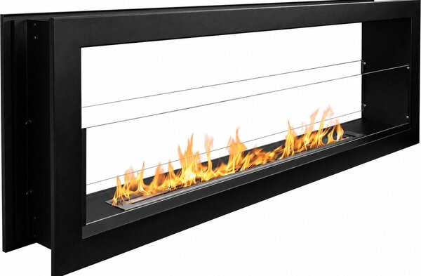 Divina Fire Camino a Bioetanolo da Incasso Bifacciale Biocamino 2 lati 120x40 Montefalco 120 - DF1200DS