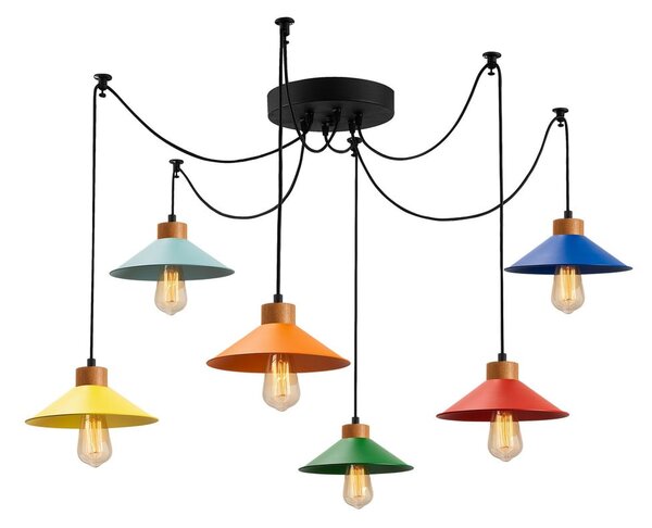 Lampadario con paralume in metallo ø 114 cm Manavgat – Opviq lights