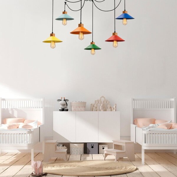 Lampadario con paralume in metallo ø 114 cm Manavgat – Opviq lights