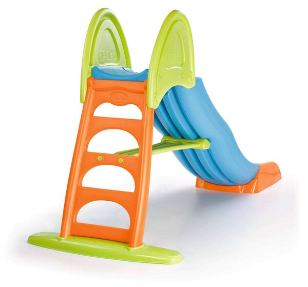 Scivolo per Bambini 253x80x140 h cm in Plastica Multicolor