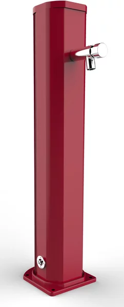 Fontana Lavapiedi da Giardino con Rubinetto Temporizzato Arkema Jolly Cherry
