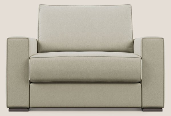 Dream poltrona letto in tessuto smacchiabile T05 panna