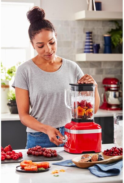 KITCHENAID Frullatore con Bicchiere Capacit 1.4 Litri Potenza 1200 Watt 5 Velocit + Funzione Pulse colore Imperial Red - 5KSB4026EER