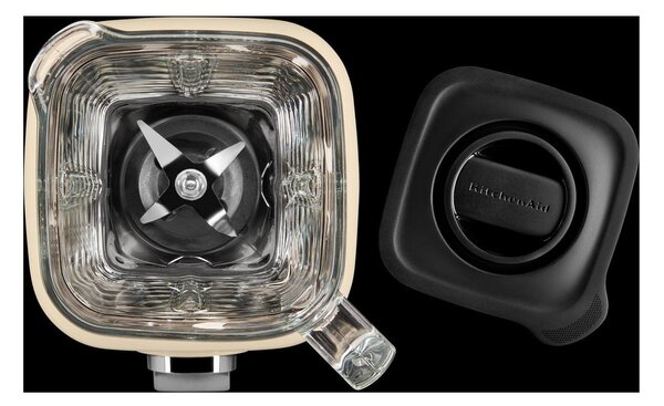 KITCHENAID Frullatore con Bicchiere Capacit 1.4 Litri Potenza 1200 Watt 5 Velocit + Funzione Pulse colore Crema - 5KSB4026EAC