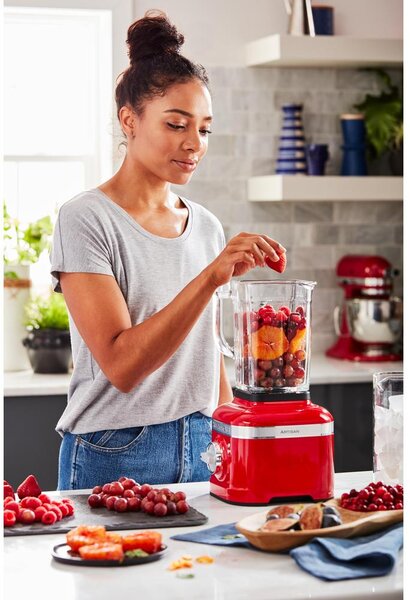KITCHENAID Frullatore con Bicchiere Capacit 1.4 Litri Potenza 1200 Watt 5 Velocit + Funzione Pulse colore Imperial Red - 5KSB4026EER