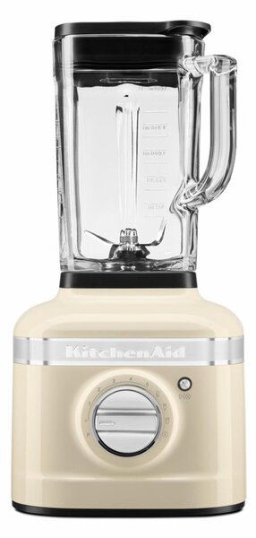KITCHENAID Frullatore con Bicchiere Capacit 1.4 Litri Potenza 1200 Watt 5 Velocit + Funzione Pulse colore Crema - 5KSB4026EAC