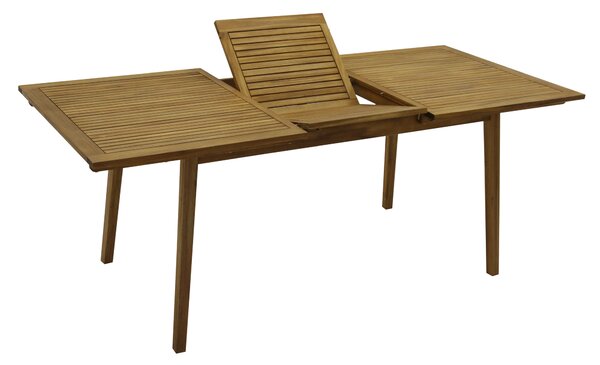 Tavolo Allungabile da Giardino 150/200x90x75 cm in Legno Naturale