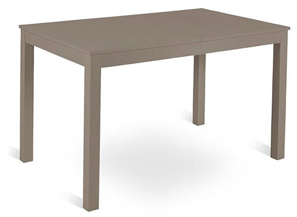 Tavolo Allungabile 130/210x80x76 cm in Legno Top in Melaminico Tortora