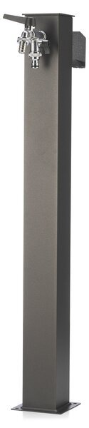 Fontana da Giardino con Doppio Rubinetto Belfer 42/QRR Grigio Antracite