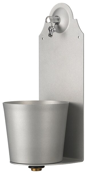 Fontana a Parete da Giardino con Rubinetto Belfer 42/PRX Alluminio
