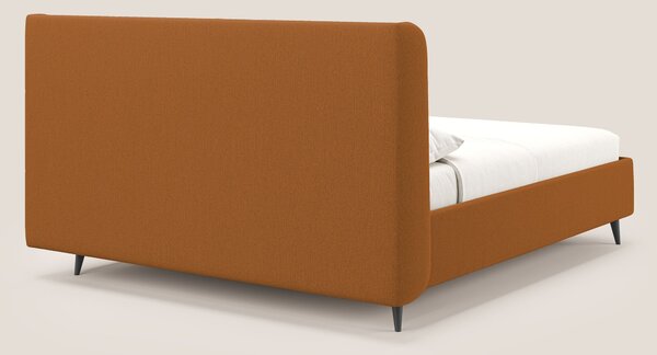 Nadine letto contenitore di design e comfort Italiano in tessuto imper