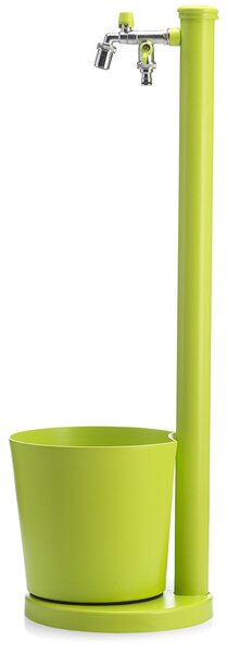 Fontana da Giardino con Rubinetto e Vaschetta Belfer 42/SRV Verde Acido