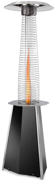 Stufa da Esterno Fungo a Gas GPL 10 kW Solflame Siabs Nero