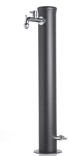 Fontana da Giardino con Doppio Rubinetto Belfer 42/ARR Antracite