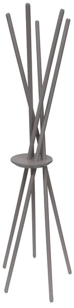 Appendiabiti da Terra 172x53x48 cm in Legno Grigio Chiaro