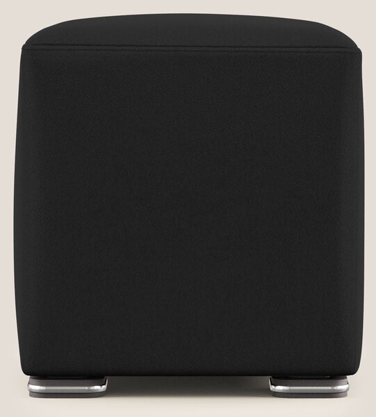 Cube pouf in microfibra smacchiabile T11 nero